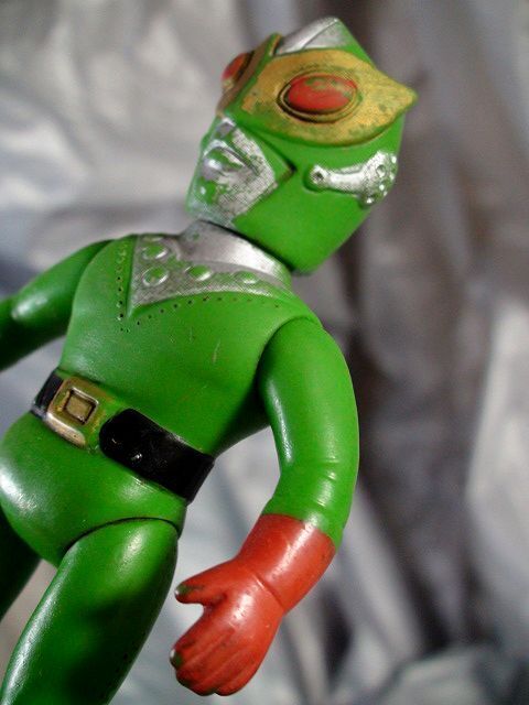 サンダーマスク ⑤ 当時物 ポピー 怪獣 ソフビ人形 1972年「検 サンダーマスク ⑤ 当時物 ポピー 怪獣 ソフビ人形 1972年「検