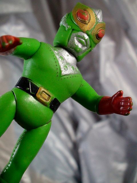 サンダーマスク ⑤ 当時物 ポピー 怪獣 ソフビ人形 1972年 検 旧 サンダーマスク ⑤ 当時物 ポピー 怪獣 ソフビ人形 1972年 検 旧