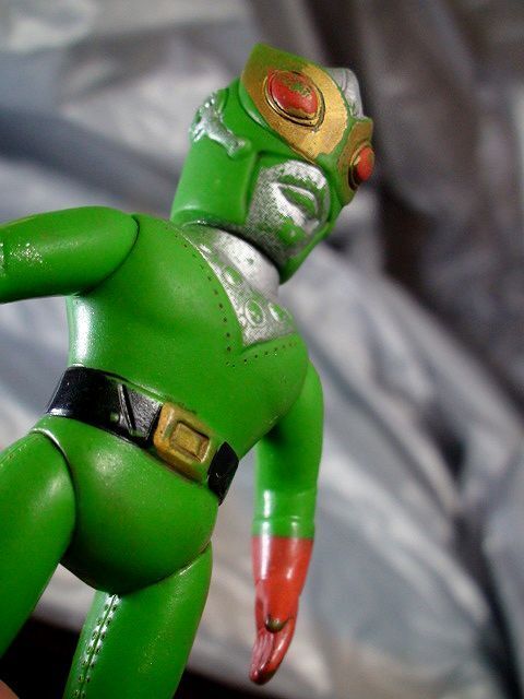 サンダーマスク ⑤ 当時物 ポピー 怪獣 ソフビ人形 1972年「検 サンダーマスク ⑤ 当時物 ポピー 怪獣 ソフビ人形 1972年「検