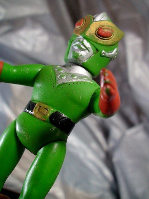 サンダーマスク ⑤ 当時物 ポピー 怪獣 ソフビ人形 1972年「検 サンダーマスク ⑤ 当時物 ポピー 怪獣 ソフビ人形 1972年「検