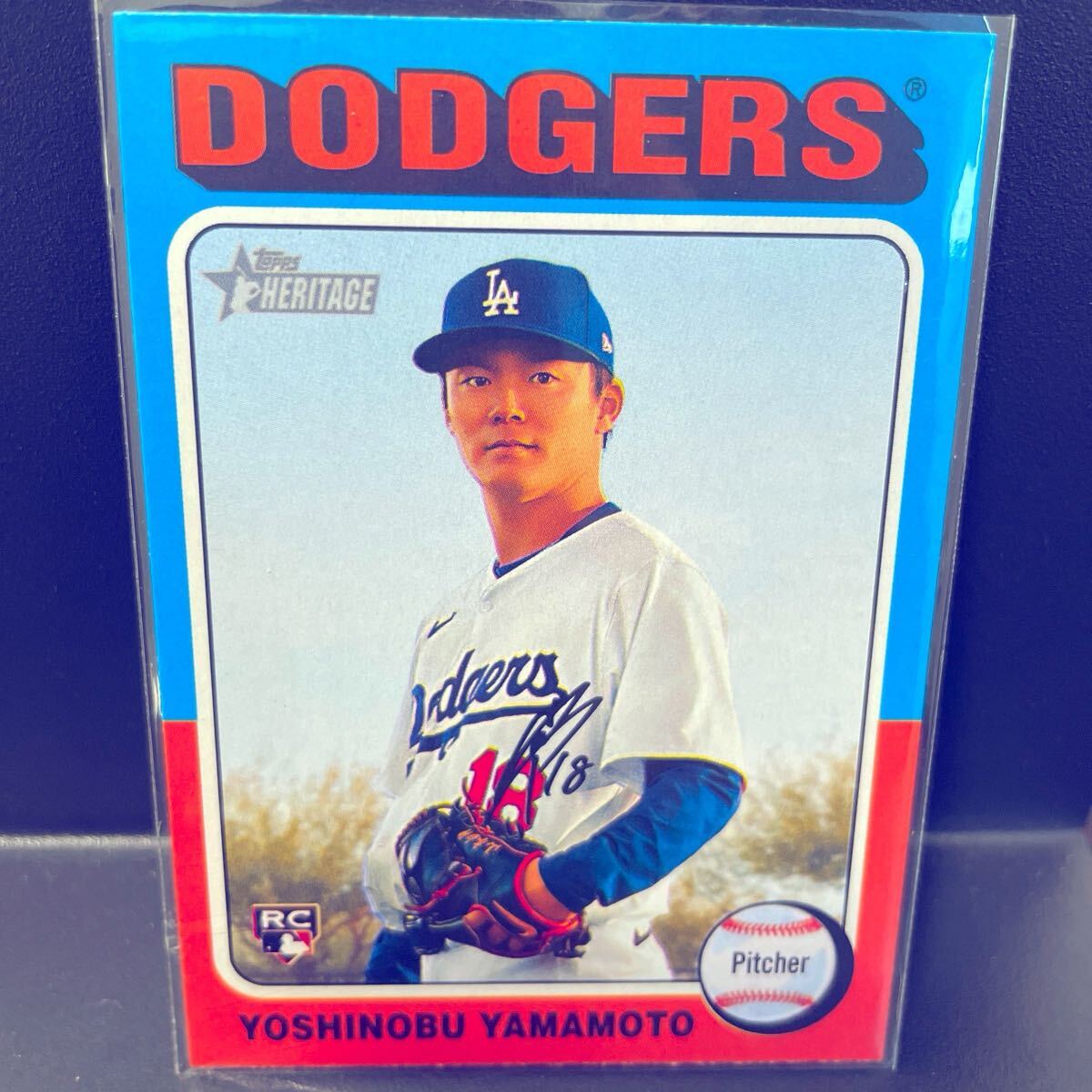 TOPPS heritage 2024 YOSHINOBU YAMAMOTO 山本由伸 RC ルーキー TOPPS heritage 2024 YOSHINOBU YAMAMOTO 山本由伸 RC ルーキー