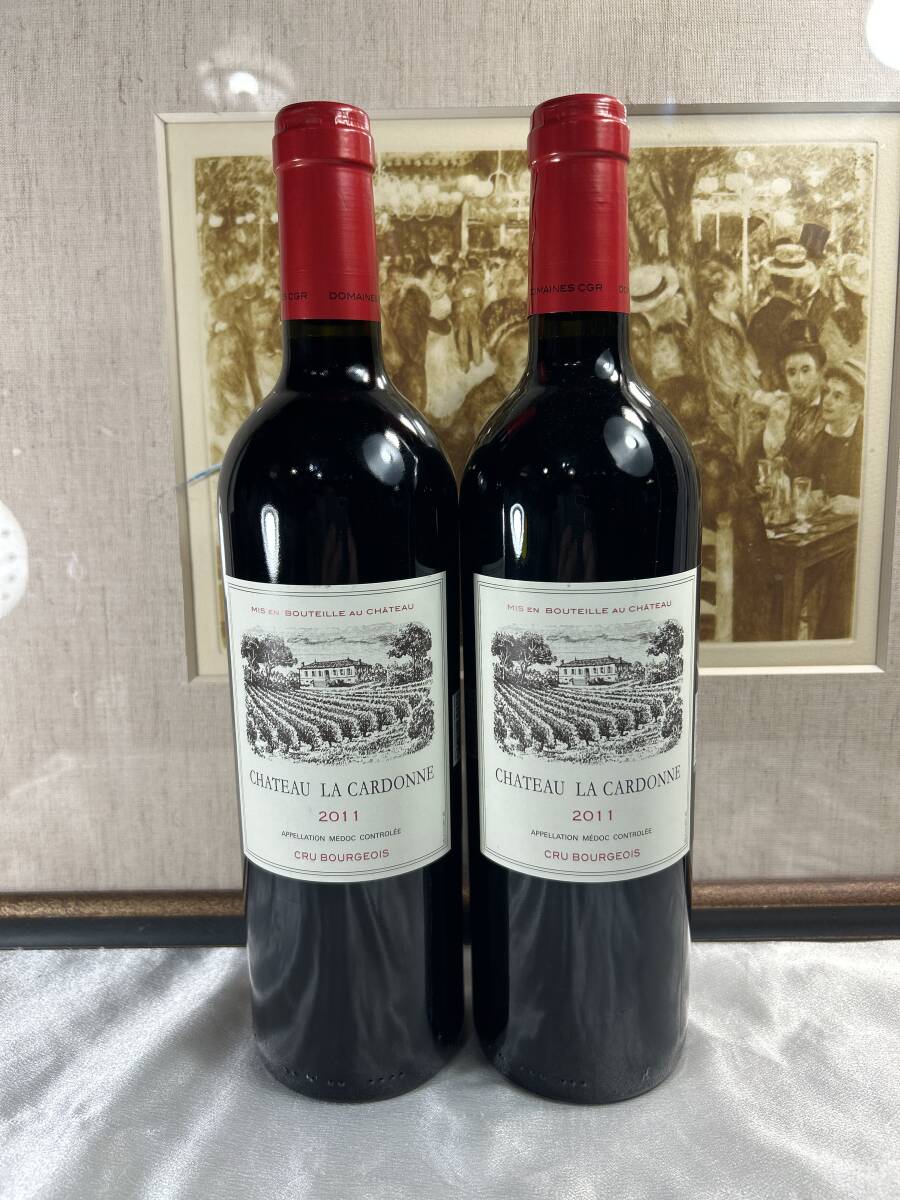 お買い得２本セット 14年熟成蔵出し 高評価2011シャトー?ラ?カルドンヌ 以前ラフィットが所有　クリュ?ブルジョワ?クラス ボルドー
