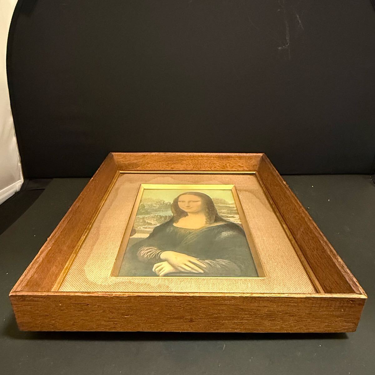 ED53 レオナルド・ダ・ヴィンチ作 モナリザ複製画/額絵/壁掛け絵 ED53 レオナルド・ダ・ヴィンチ作 モナリザ複製画/額絵/壁掛け絵