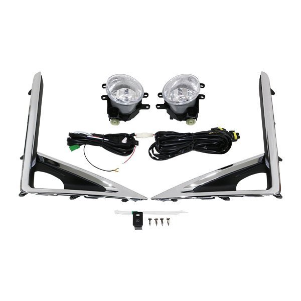 ヴォクシー VOXY ZRR80G ZRR85G ZWR80G 80系 後期 X/ハイブリッドX スイッチ付フォグランプキット カバー リレーハーネス 後付けキット