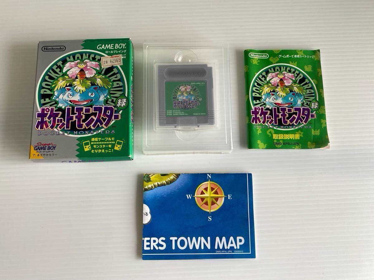 ゲームボーイ ポケットモンスター 緑 Nintendo 任天堂 動作確認 ゲームボーイ ポケットモンスター 緑 Nintendo 任天堂 動作確認