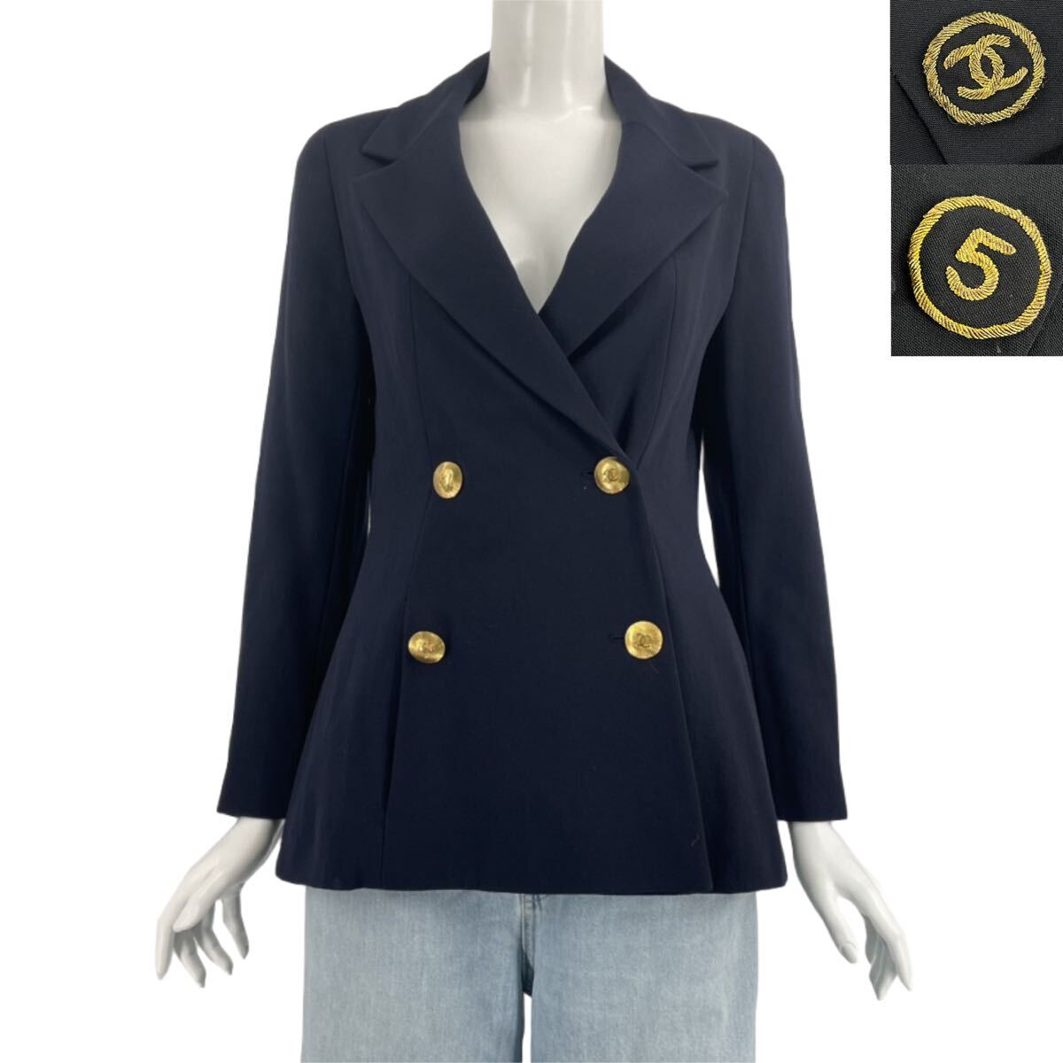 極美品 超レア 希少 CHANEL シャネル ジャケット ココボタン 極美品 超レア 希少 CHANEL シャネル ジャケット ココボタン