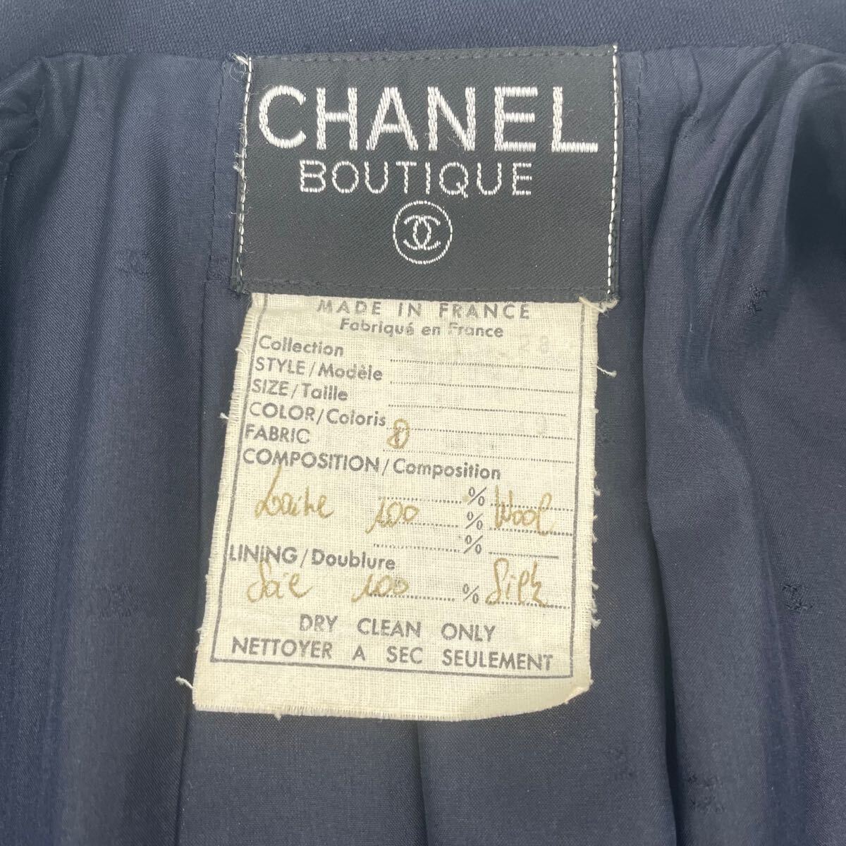 極美品 超レア 希少 CHANEL シャネル ジャケット ココボタン 極美品 超レア 希少 CHANEL シャネル ジャケット ココボタン