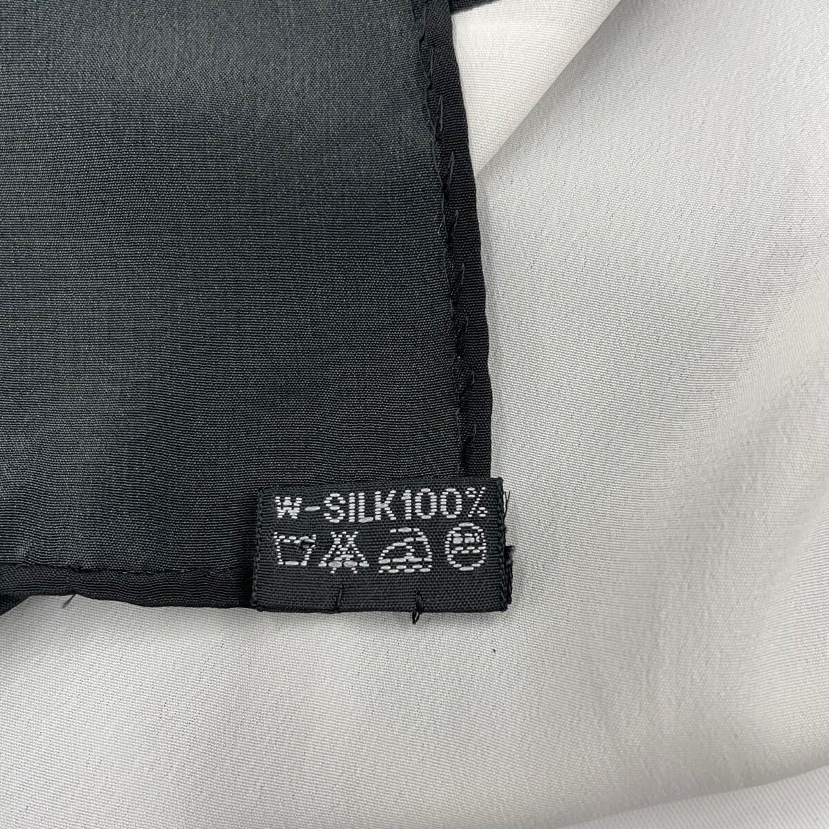極美品 CHANEL シャネル スカーフ シルク マドモアゼル ロゴ 極美品 CHANEL シャネル スカーフ シルク マドモアゼル ロゴ