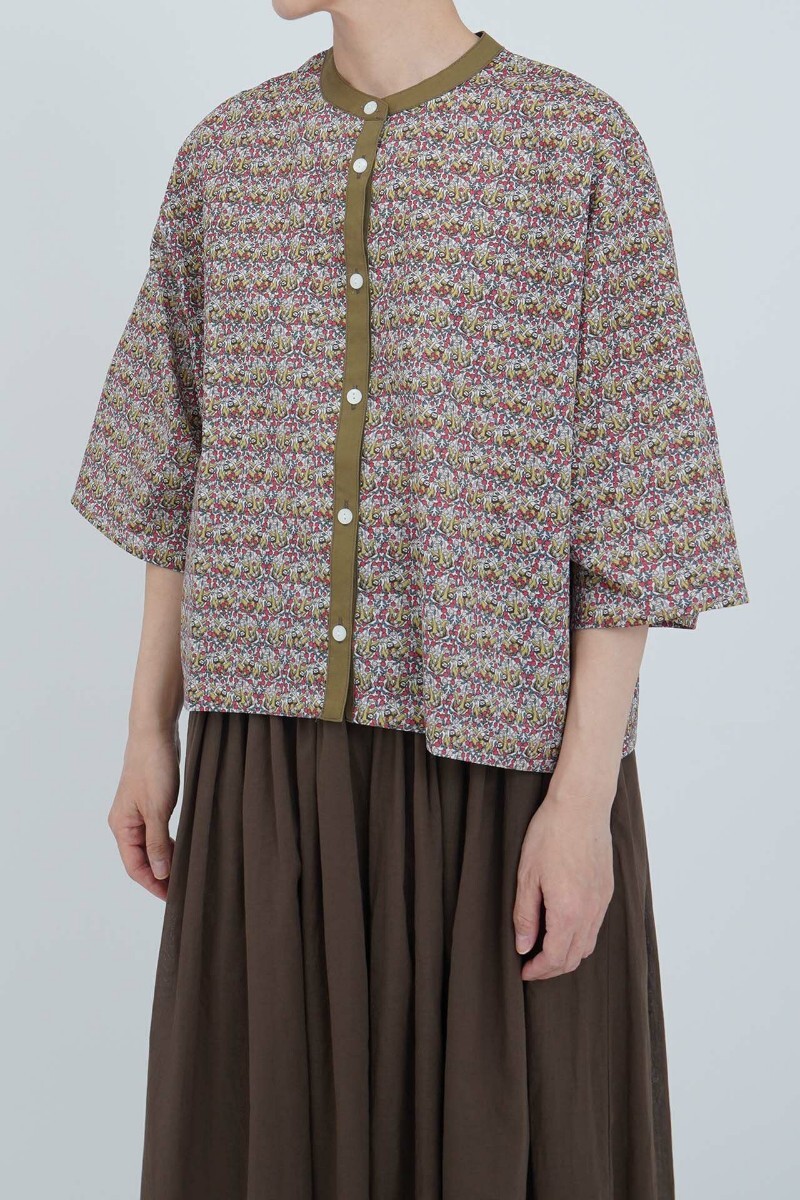 未使用品 marble SUD flower sloth クロップドシャツ マーブル 未使用品 marble SUD flower sloth クロップドシャツ マーブル