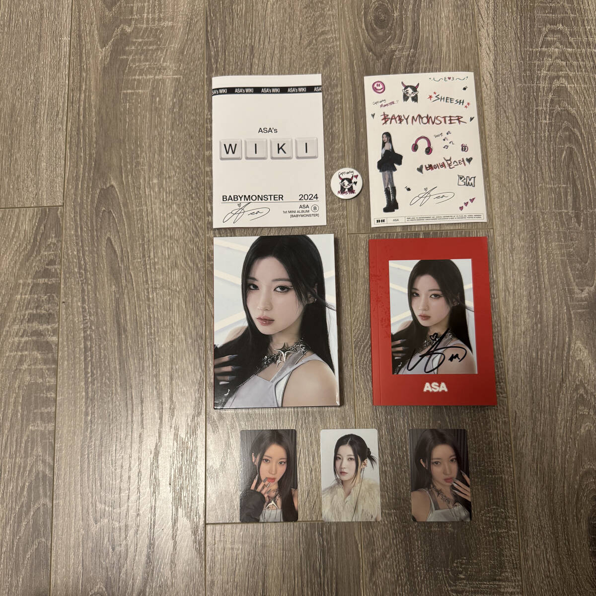 BABYMONSTER アサ ASA 榎並杏紗 直筆サイン入りCD＋写真＋