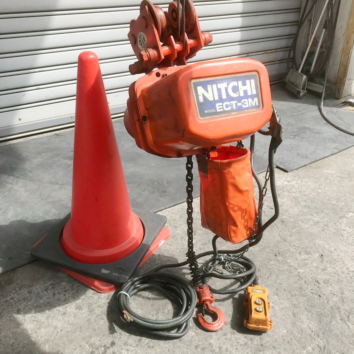 ケ飯o227 ニッチ NITCH □500kg 電動ホイスト(トロリー付き ケ飯o227 ニッチ NITCH □500kg 電動ホイスト(トロリー付き