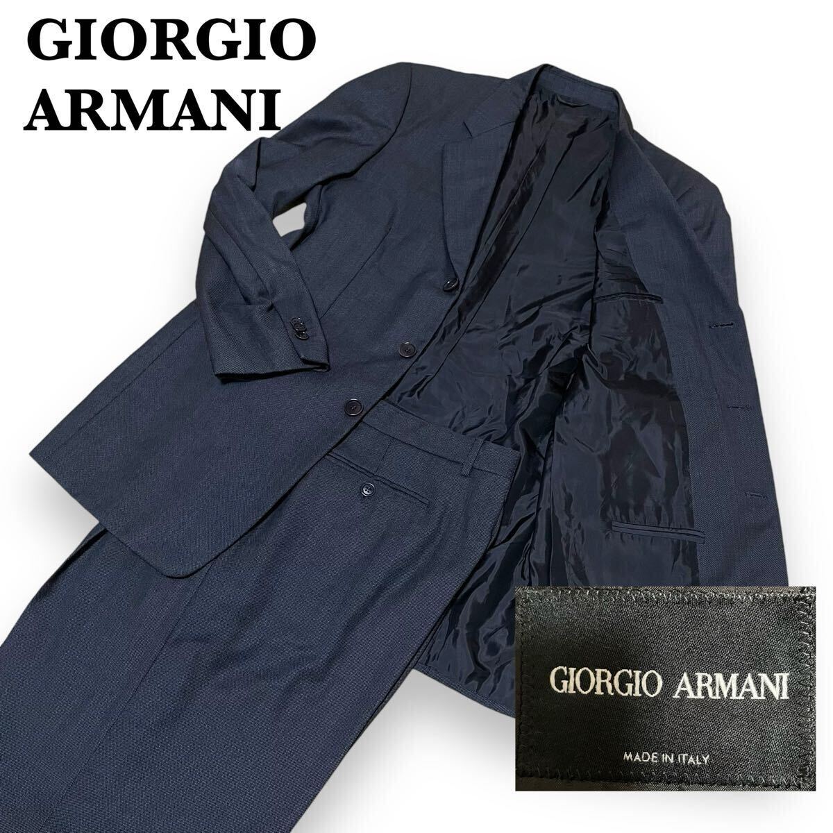 1円〜美品 GIORGIO ARMANI ジョルジオアルマーニ 現行 黒タグ 3B 1円〜美品 GIORGIO ARMANI ジョルジオアルマーニ 現行 黒タグ 3B
