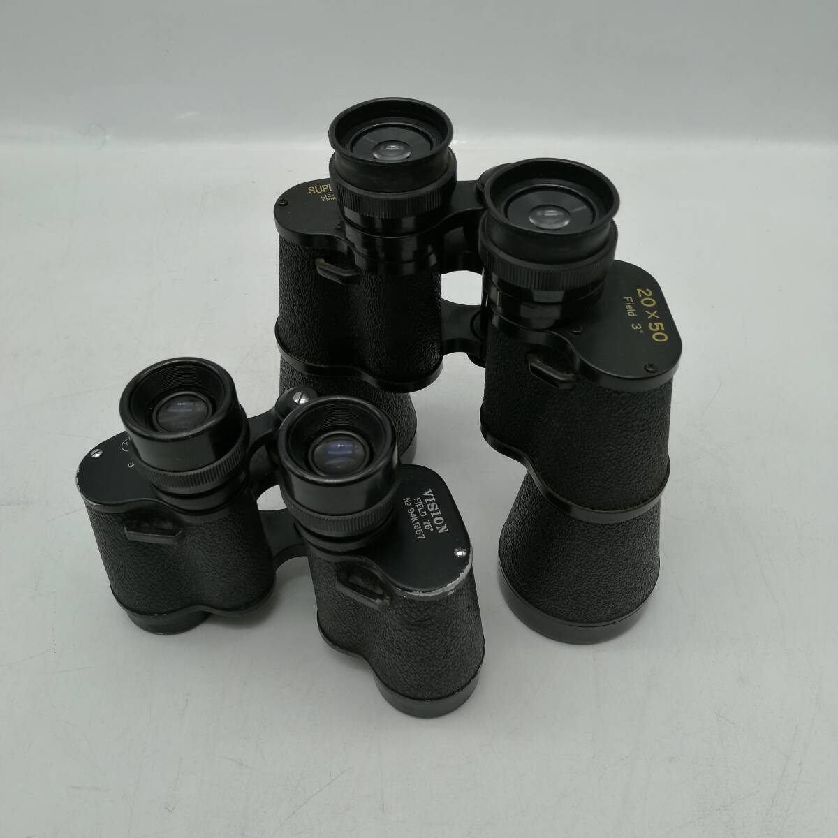 H1173 双眼鏡 2個セット SUPER ZENITH 20×50 Filed 3° VISION 8 H1173 双眼鏡 2個セット SUPER ZENITH 20×50 Filed 3° VISION 8