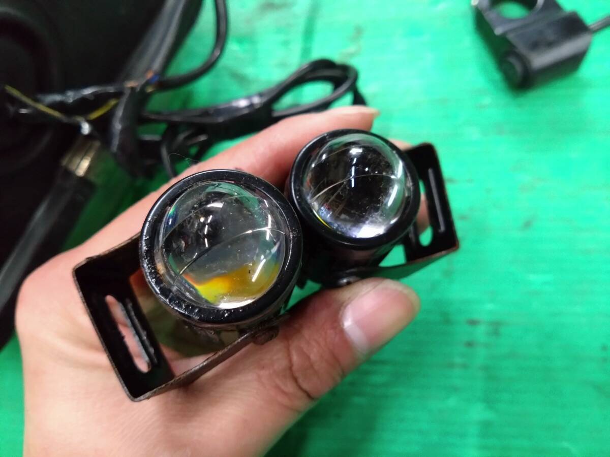 80　E6　カワサキ　GPX250R-Ⅱ　EX250E　NINJA　ヘッドライト　フォグランプ　點燈確認　中古　20250415