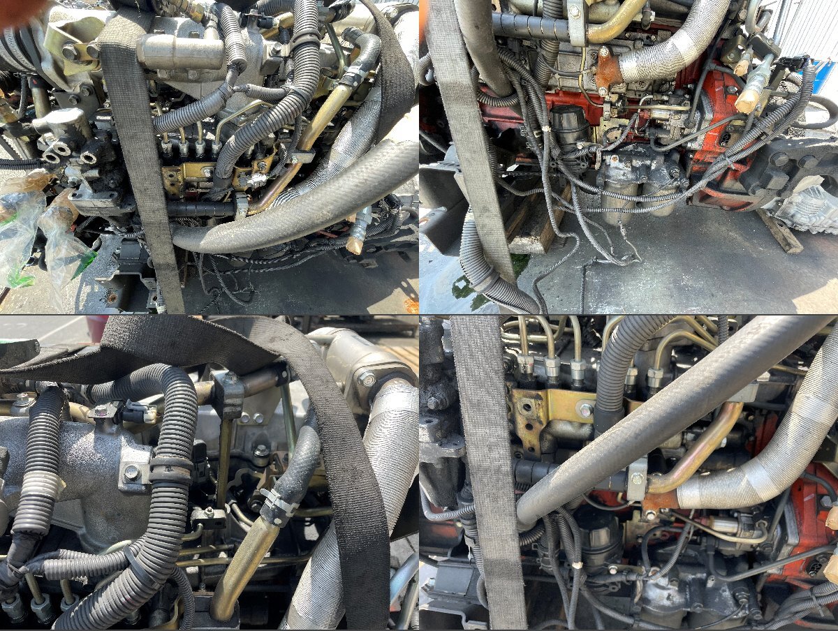 良品 いすゞ エルガ バス 6HK1 エンジン本體 PJ-LV234L1 8-97606-997-8 走行799,764km 送料要確認 他商品同梱不可