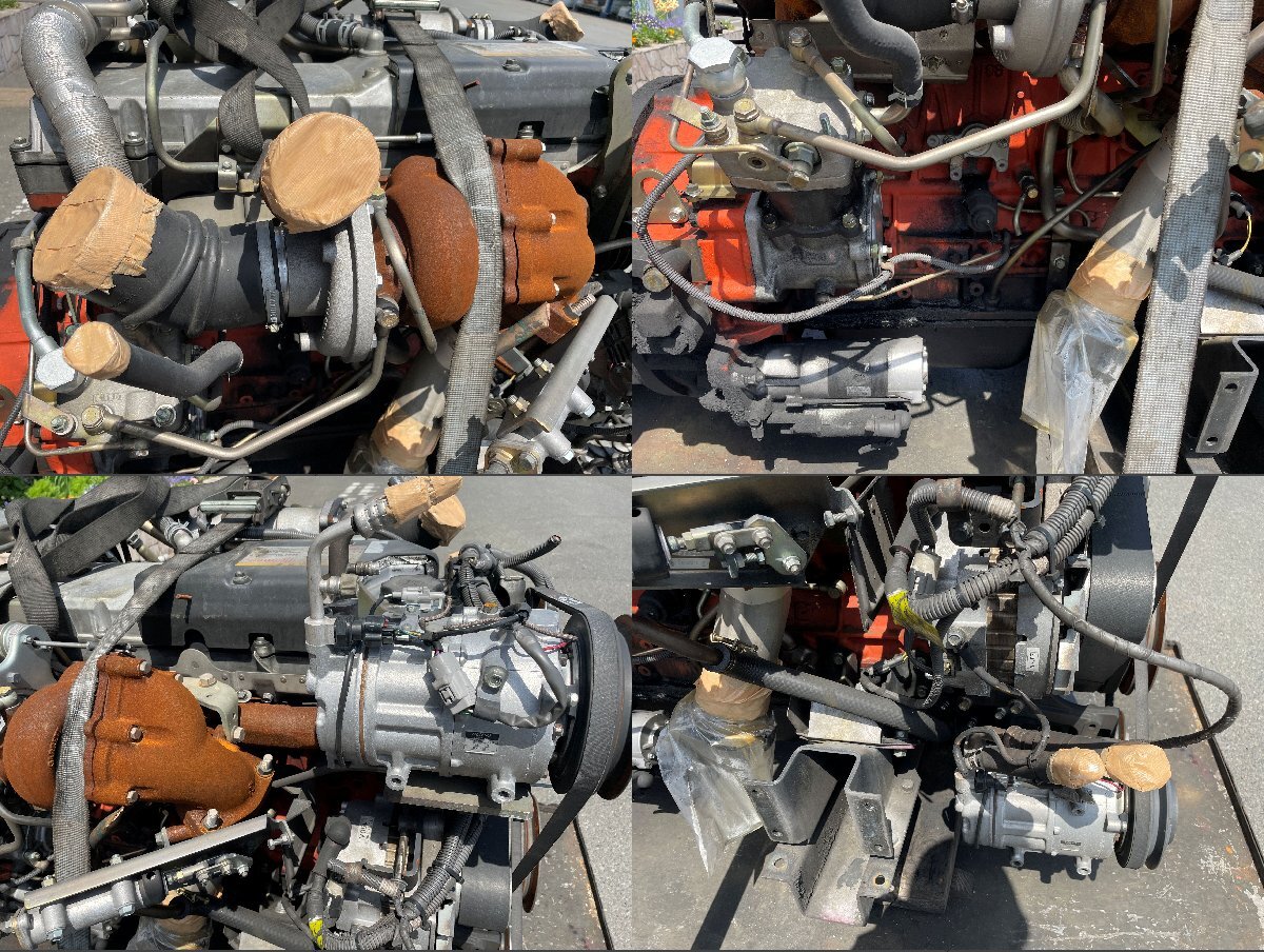 良品 いすゞ エルガ バス 6HK1 エンジン本體 PJ-LV234L1 8-97606-997-8 走行799,764km 送料要確認 他商品同梱不可