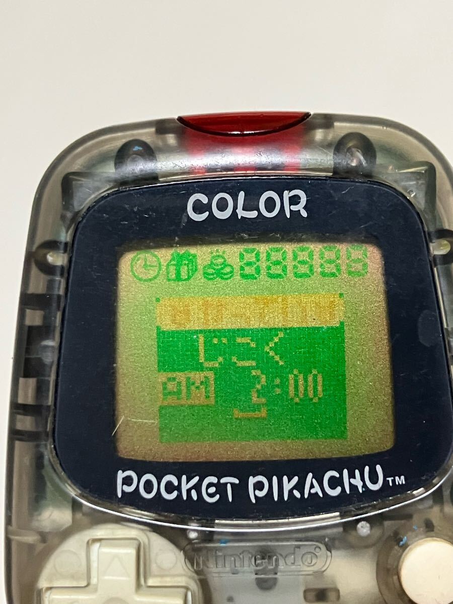 RG-10】通電OKジャンク☆ POCKET PIKACHU COLOR MPG-002 RG-10】通電OKジャンク☆ POCKET PIKACHU COLOR MPG-002