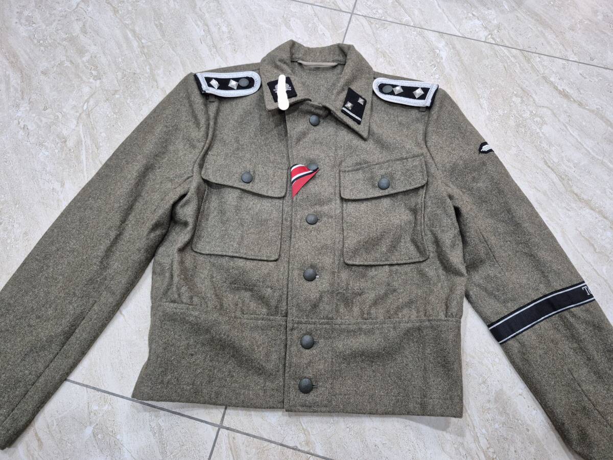 ドイツ軍 WW2 Ｍ44 戦闘ジャケット Totenkopf レプリカ