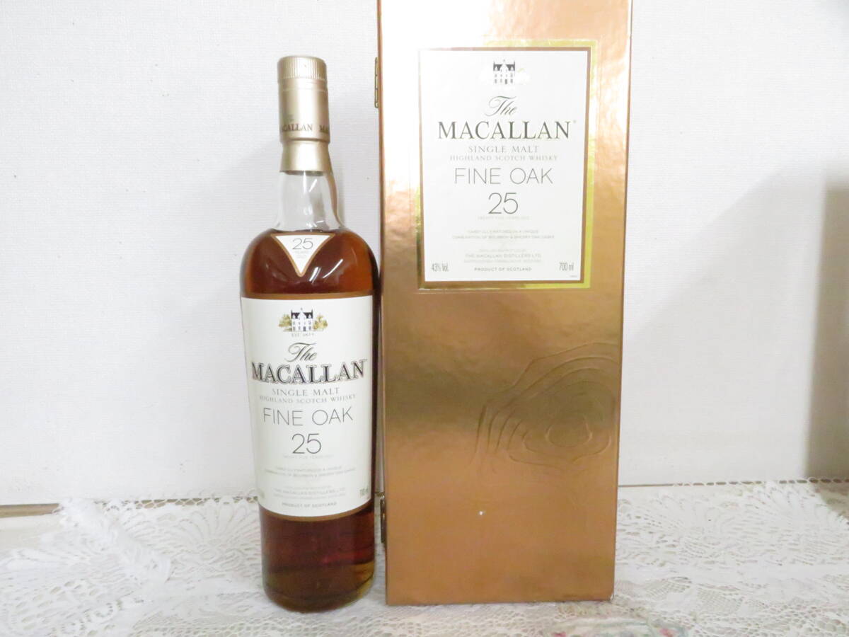 未開栓 The MACALLAN ザ・マッカラン 25年 ファインオーク 未開栓 The MACALLAN ザ・マッカラン 25年 ファインオーク