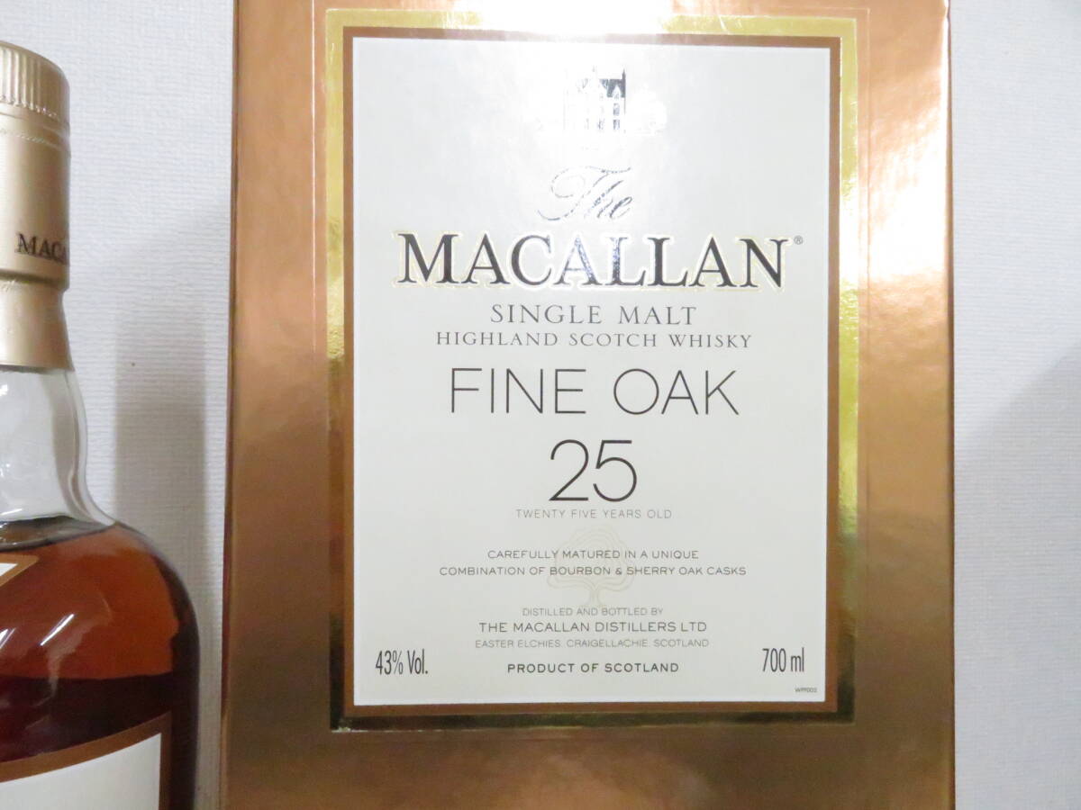未開栓 The MACALLAN ザ・マッカラン 25年 ファインオーク 未開栓 The MACALLAN ザ・マッカラン 25年 ファインオーク