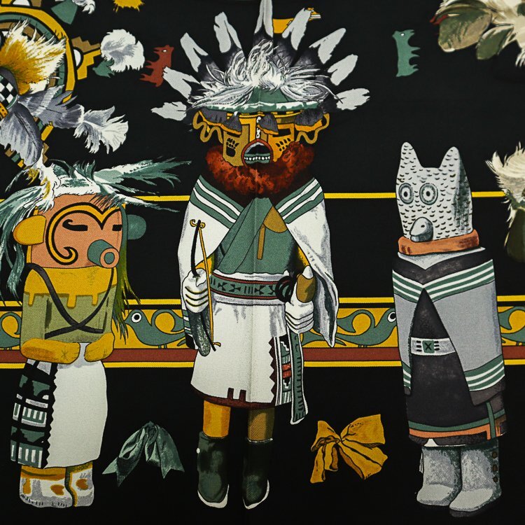 1円/きれいめ】エルメス HERMES カレ90 カチナ KACHINAS 1円/きれいめ】エルメス HERMES カレ90 カチナ KACHINAS