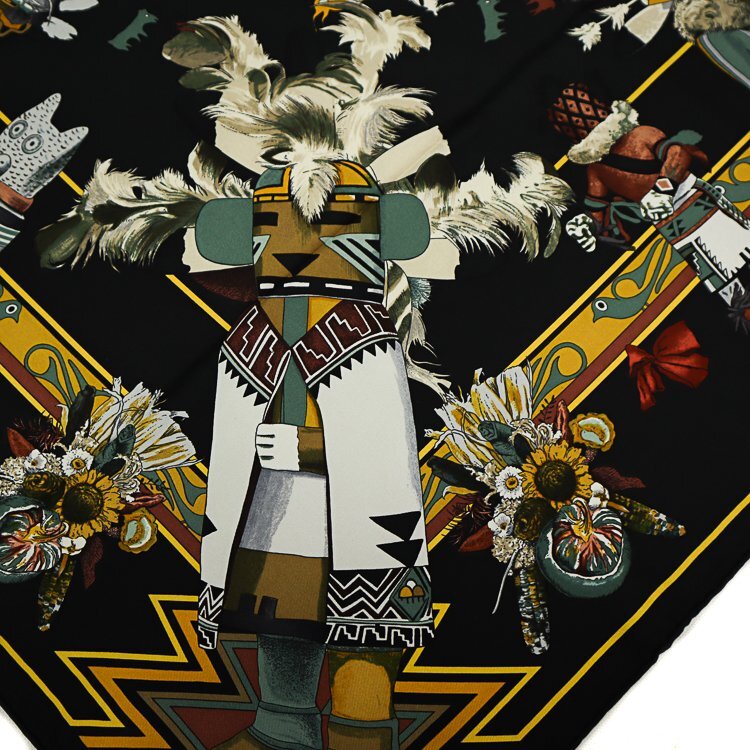 1円/きれいめ】エルメス HERMES カレ90 カチナ KACHINAS 1円/きれいめ】エルメス HERMES カレ90 カチナ KACHINAS
