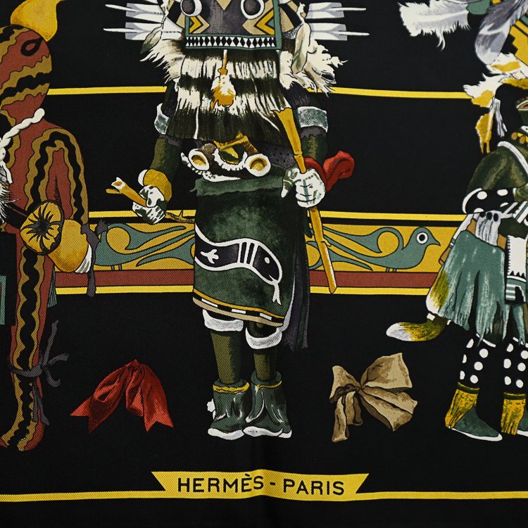 1円/きれいめ】エルメス HERMES カレ90 カチナ KACHINAS 1円/きれいめ】エルメス HERMES カレ90 カチナ KACHINAS
