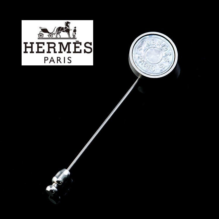 1円/美品】エルメス HERMES セリエ シェル ピンブローチ 1円/美品】エルメス HERMES セリエ シェル ピンブローチ