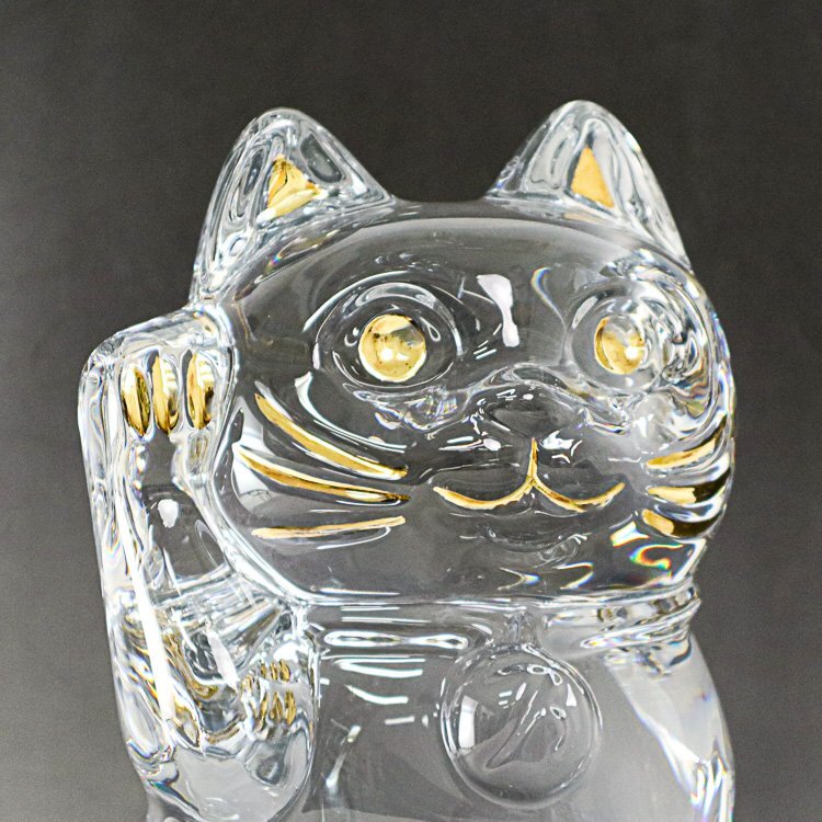 1円/きれいめ】バカラ Baccarat まねき猫 招き猫 高25㎝ L 縁起 1円/きれいめ】バカラ Baccarat まねき猫 招き猫 高25㎝ L 縁起
