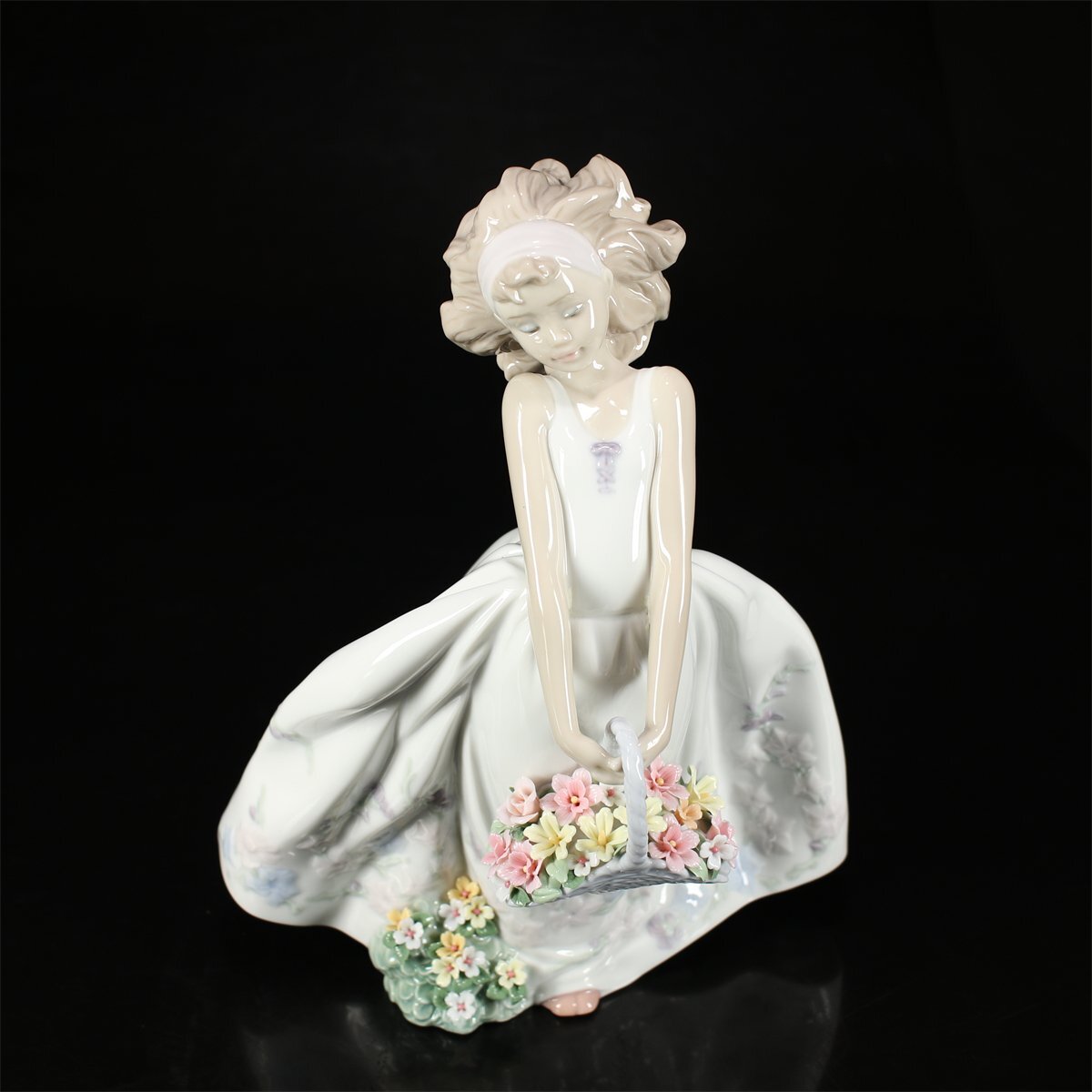 吉】CK427 LLADRO 【リヤドロ】 磁器人形 フィギュリン フラワー 吉】CK427 LLADRO 【リヤドロ】 磁器人形 フィギュリン フラワー