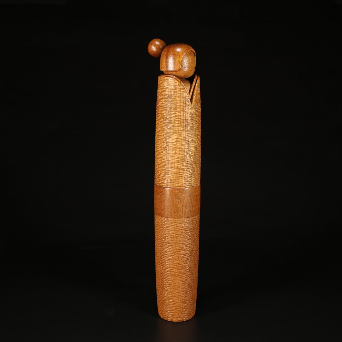 吉】MB375 【志藤尚山】 創作こけし 大作 高46.8㎝/本物保証 美 吉】MB375 【志藤尚山】 創作こけし 大作 高46.8㎝/本物保証 美
