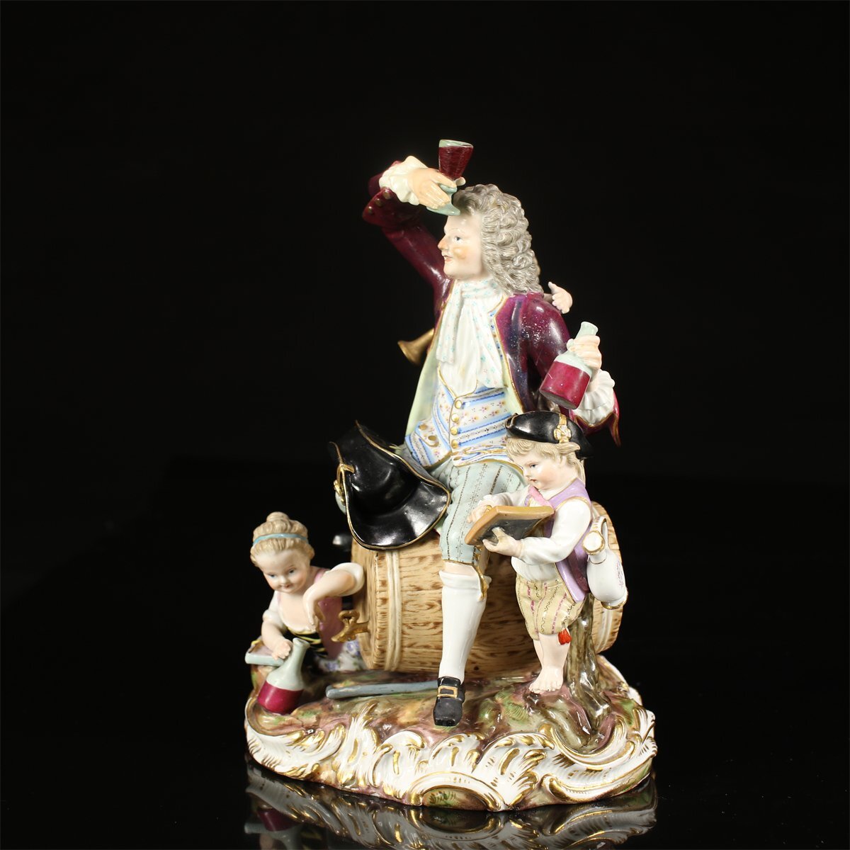 Yahoo!オークション - Meissen マイセン 陶器人形 フィギュリン