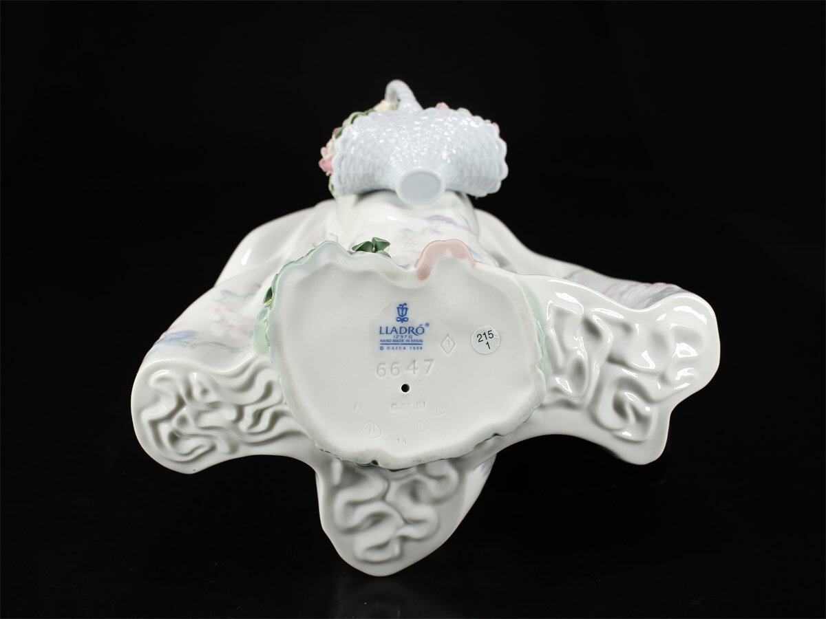 吉】CK427 LLADRO 【リヤドロ】 磁器人形 フィギュリン フラワー 吉】CK427 LLADRO 【リヤドロ】 磁器人形 フィギュリン フラワー