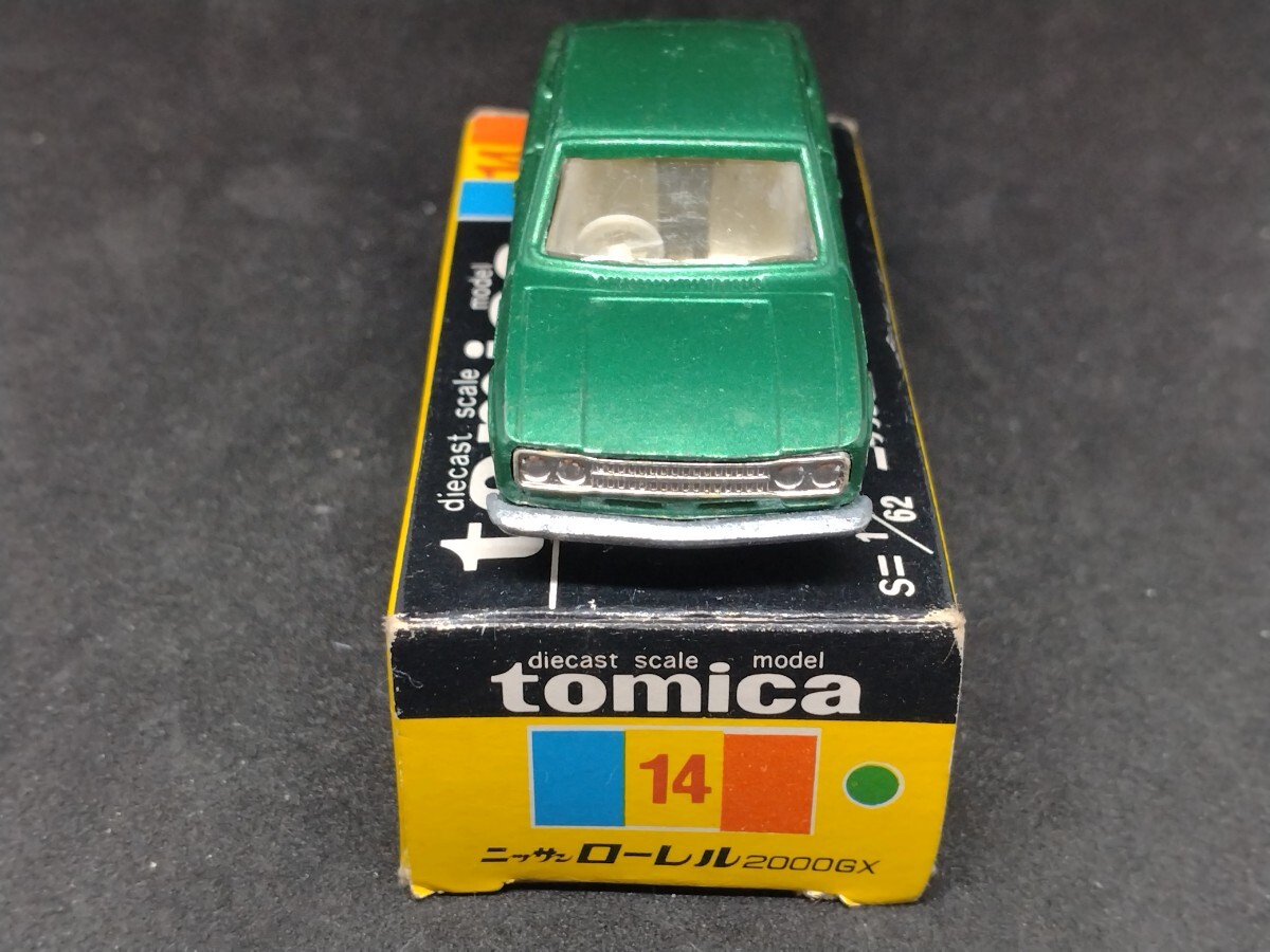 トミカ 14-1-2 日産 ローレル 2000GX 1Dホイール 黒箱 ミニカー