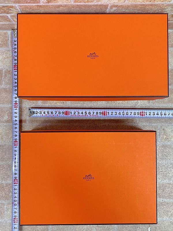 HERMES エルメス シューズ用/靴ボックス/空箱/保存袋/リボン HERMES エルメス シューズ用/靴ボックス/空箱/保存袋/リボン