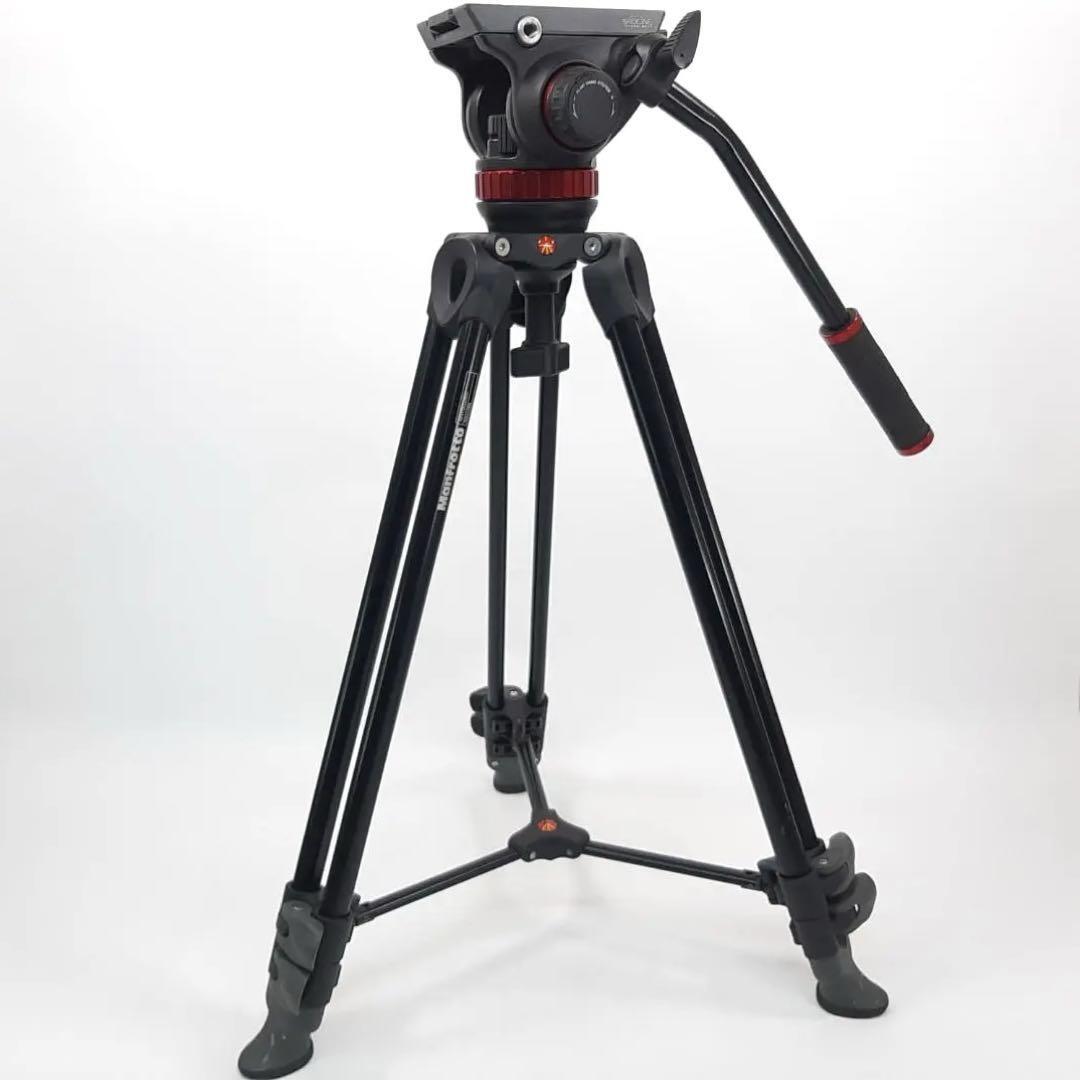 マンフロットビデオ三腳　MVH502A 云臺(tái)＋MVT502AM 三腳