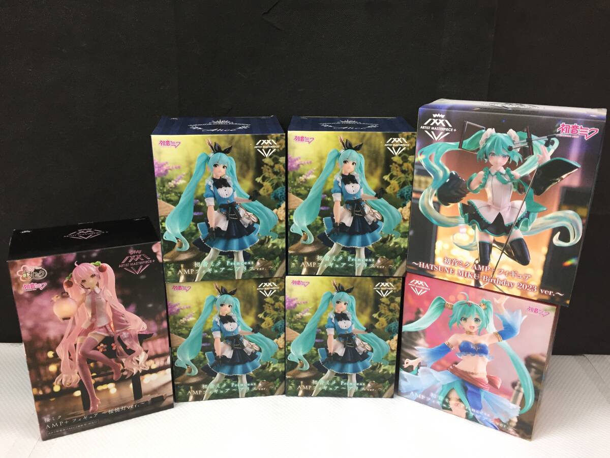 okW640# 初音ミク プライズフィギュア 7点まとめ 開封品有り okW640# 初音ミク プライズフィギュア 7点まとめ 開封品有り