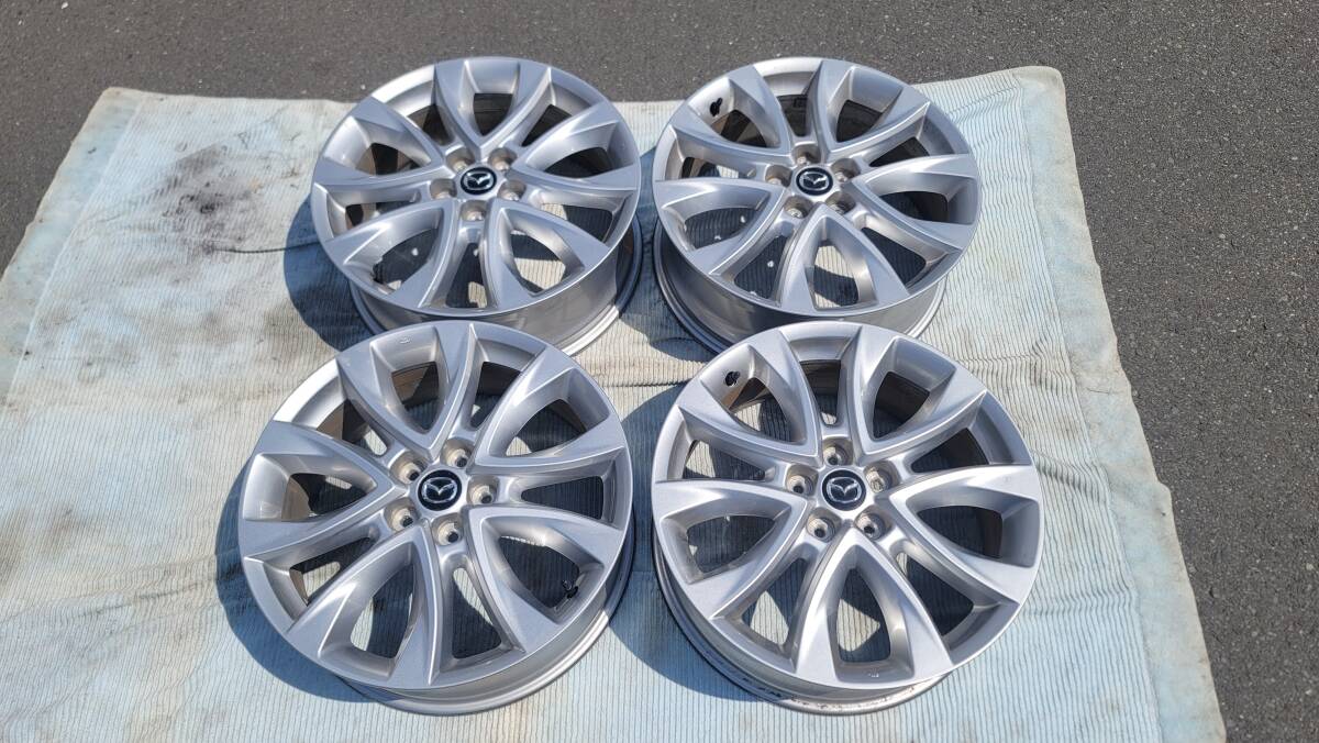 ☆美品! マツダ純正 CX-5 19インチ アルミホイール 4本 ☆美品! マツダ純正 CX-5 19インチ アルミホイール 4本