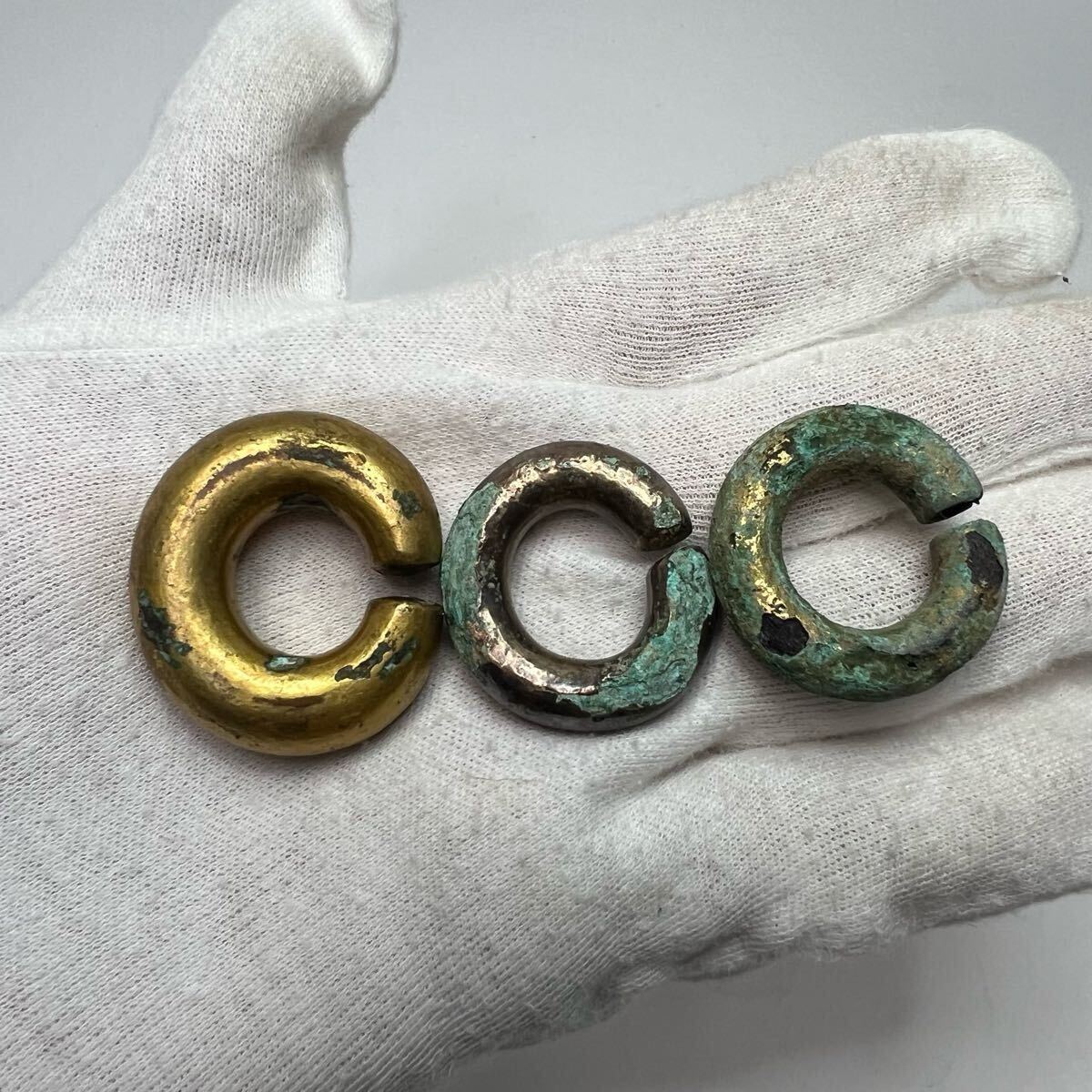 中国古美術 時代物 古銅 青銅器 古銅 鍍金 銅環 9点セット 中国 中国古美術 時代物 古銅 青銅器 古銅 鍍金 銅環 9点セット 中国