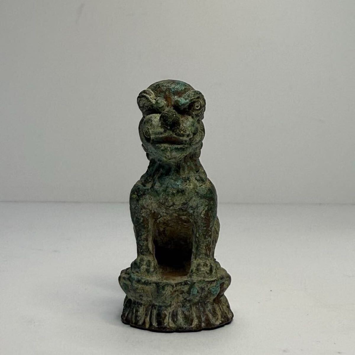 CY-中国古美術 時代物 銅製 青銅器 獅子 置物 文鎮 唐物 中国 CY-中国古美術 時代物 銅製 青銅器 獅子 置物 文鎮 唐物 中国