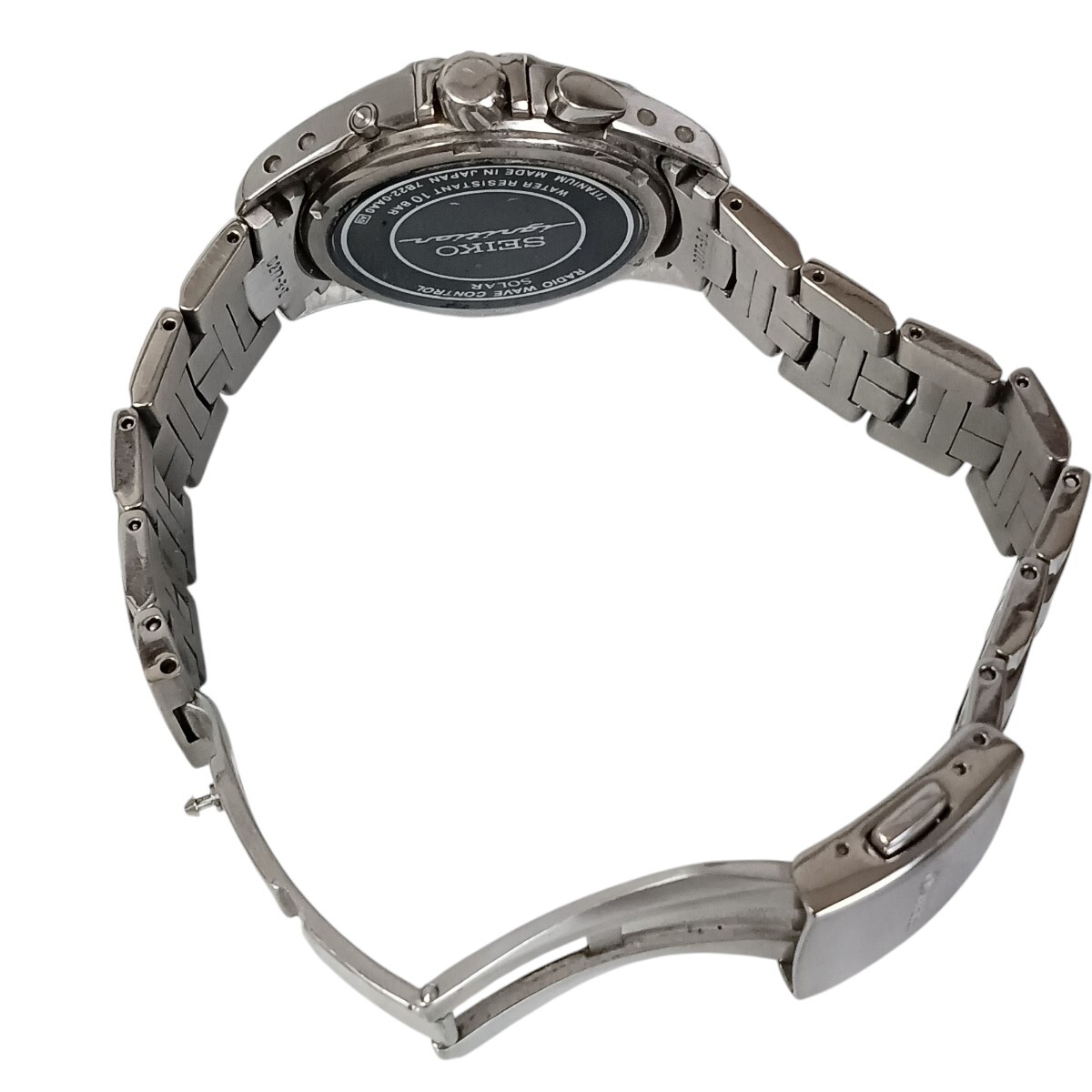 稼働 綺麗】425-2 SEIKO セイコー メンズ腕時計 電波ソーラー 稼働 綺麗】425-2 SEIKO セイコー メンズ腕時計 電波ソーラー