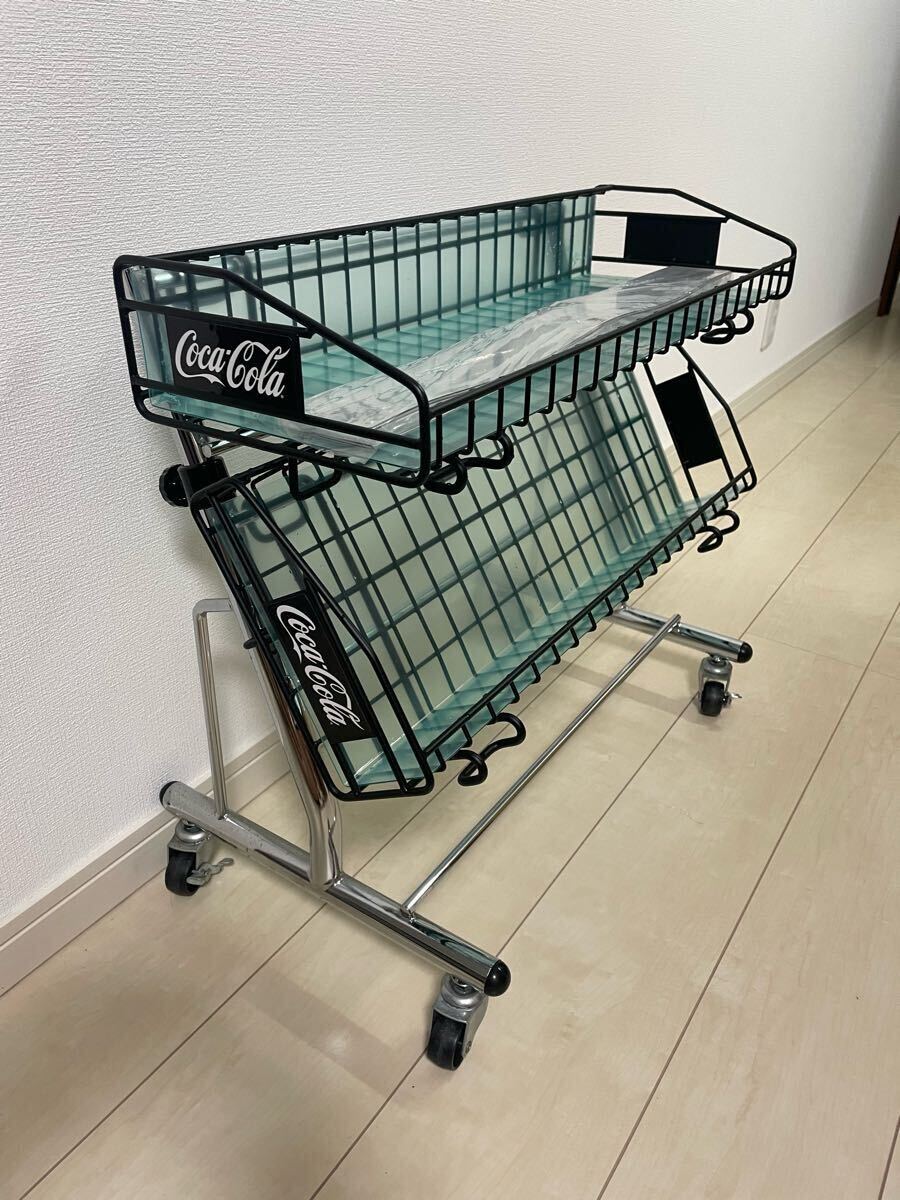 Coca-Cola スチールラック ブラック スチールラック・メタル製