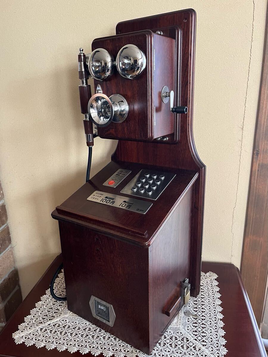 美品!! 1989年製 クラシック ピンクTEL アンティーク 公衆電話 美品!! 1989年製 クラシック ピンクTEL アンティーク 公衆電話