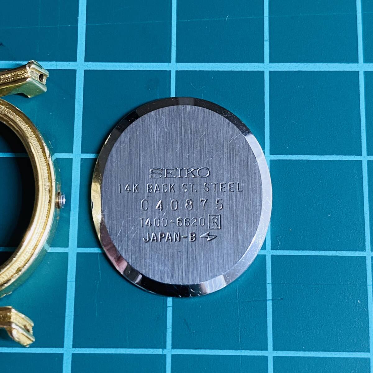1円~ SEIKO セイコー 1400-6620 14K BACK ST.STEEL ゴールド QZ 1円~ SEIKO セイコー 1400-6620 14K BACK ST.STEEL ゴールド QZ
