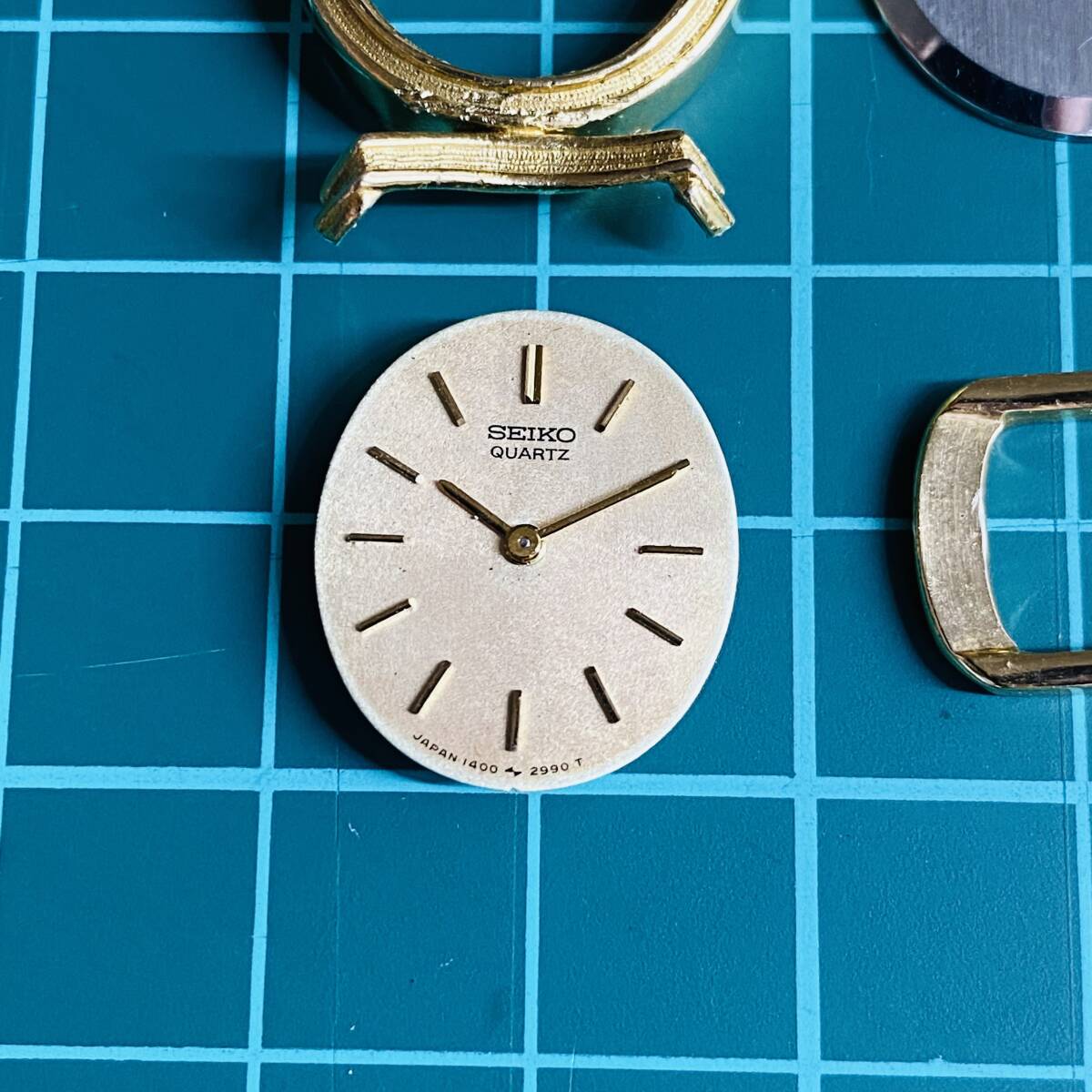 1円~ SEIKO セイコー 1400-6620 14K BACK ST.STEEL ゴールド QZ 1円~ SEIKO セイコー 1400-6620 14K BACK ST.STEEL ゴールド QZ
