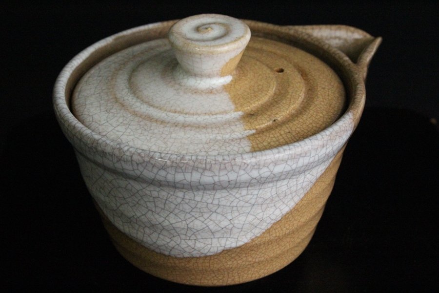 TB526萩焼 松光山 栄光 煎茶器 8点揃 共箱◇うぶだし/陶印有/宝 TB526萩焼 松光山 栄光 煎茶器 8点揃 共箱◇うぶだし/陶印有/宝