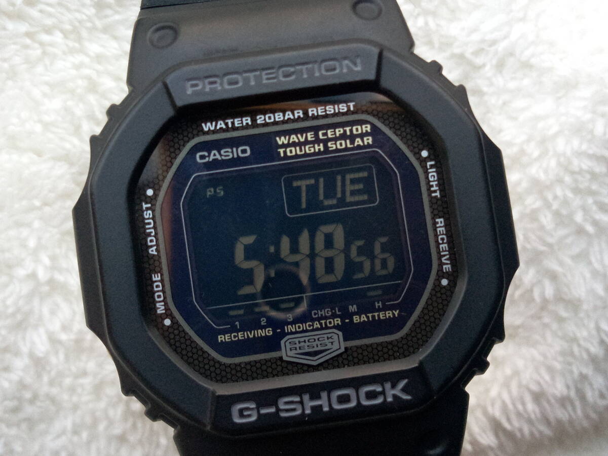 CASIO G-SHOCK THE G GW-5600BJ-1JF 電波ソーラー ブラック反転 CASIO G-SHOCK THE G GW-5600BJ-1JF 電波ソーラー ブラック反転