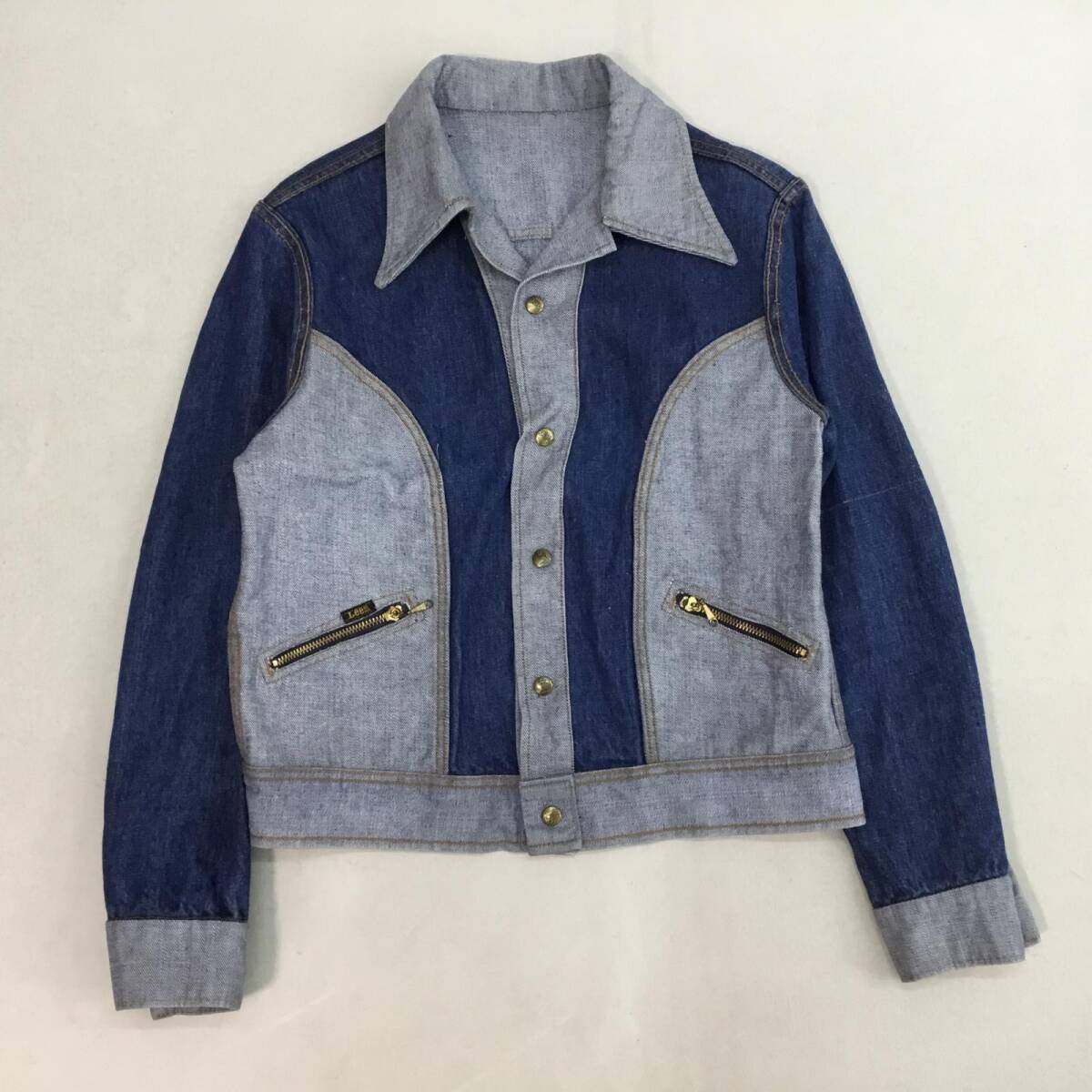 □ 70's USA製 Lee リー デニムジャケット ブルー サイズ 不明 □ 70's USA製 Lee リー デニムジャケット ブルー サイズ 不明
