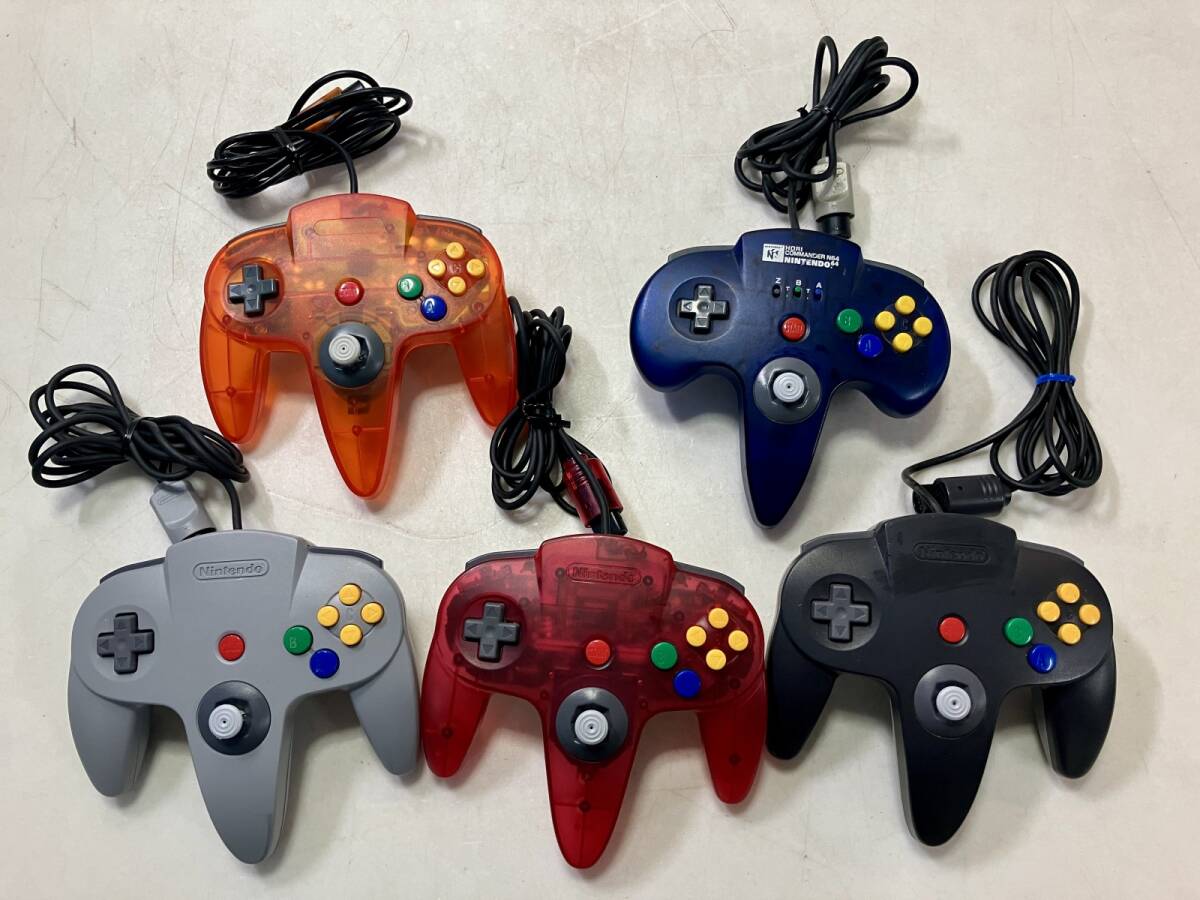 ☆ 任天堂 ニンテンドー64 コントローラー 4個まとめ クリア ☆ 任天堂 ニンテンドー64 コントローラー 4個まとめ クリア
