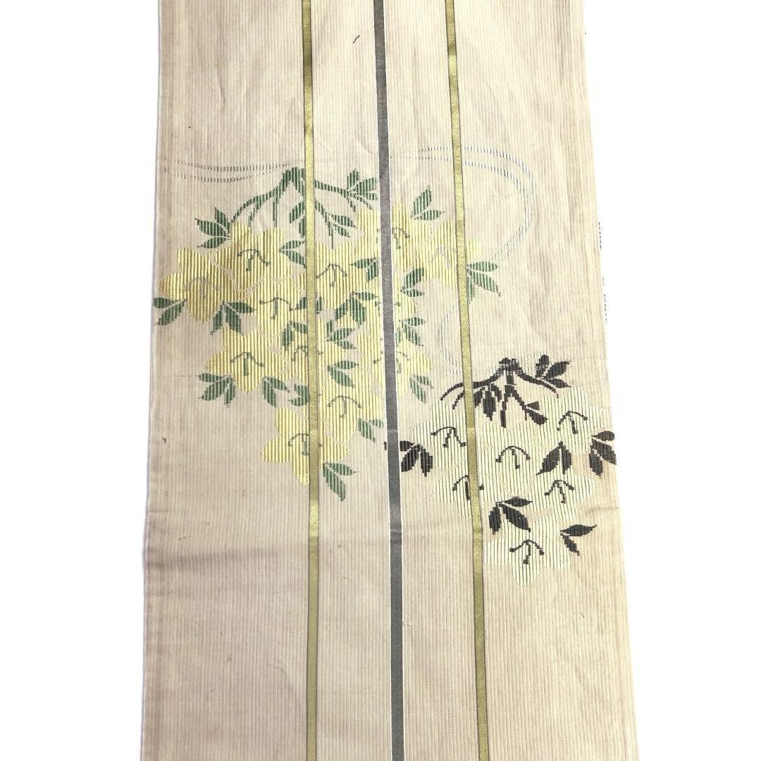 アンティーク 京袋帯 リバーシブル 菊 梅 楓 鱗 竹 着物 帯 014a アンティーク 京袋帯 リバーシブル 菊 梅 楓 鱗 竹 着物 帯 014a